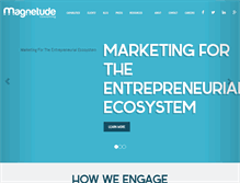 Tablet Screenshot of magnetudeconsulting.com